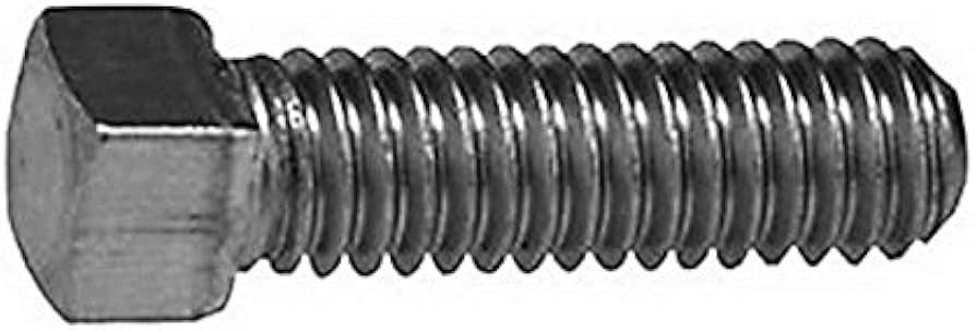 Picture of Brighton Best 415058 5/16"-18X1 1/2",(Ft) Oval Point Square Head Set Screws Oval Point Coarse Case Hardened